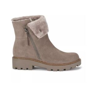 Baretraps Womens Wyoming Taupe Suede Booties Ankle Boots Shoes NWT